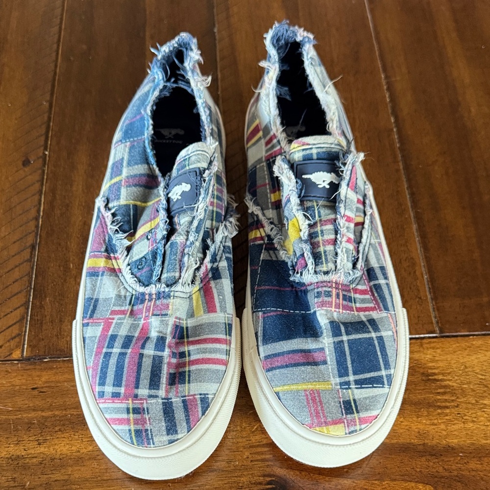 Rocket Dog Multicolor Plaid Slip-On Sneakers